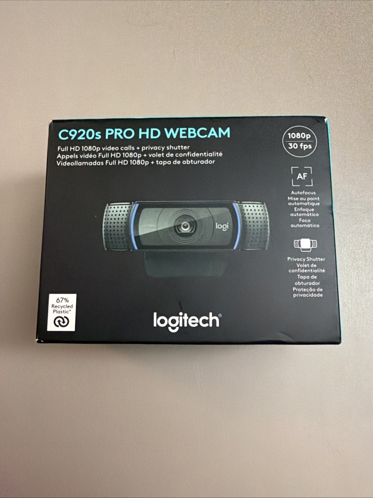 Logitech C920s Pro HD Webcam BNIB  BRAND NEW SHIPS FAST