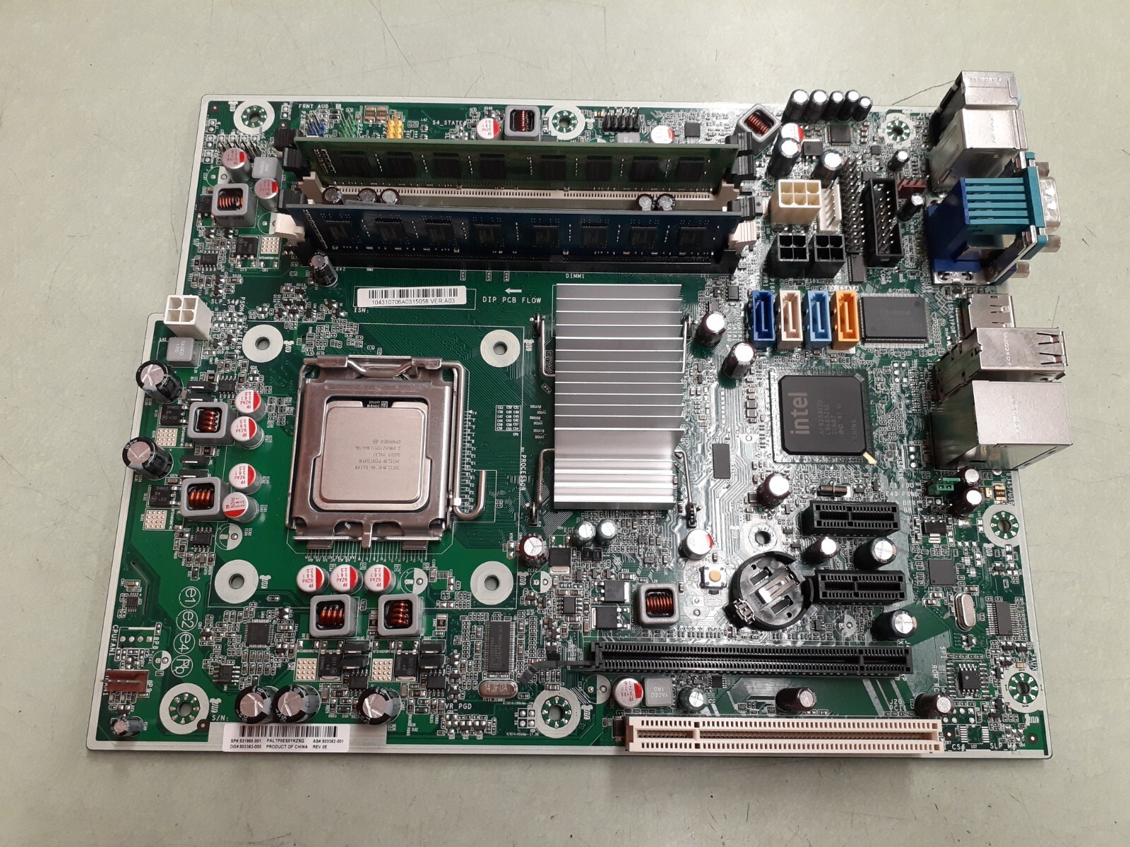 HP 531965-001 Motherboard 503363-000 503362-001 / SLGU9 / 2x2GB