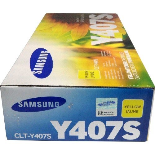 Original Samsung CLT-Y407S Yellow Toner. New Sealed Box, We Ship Fast