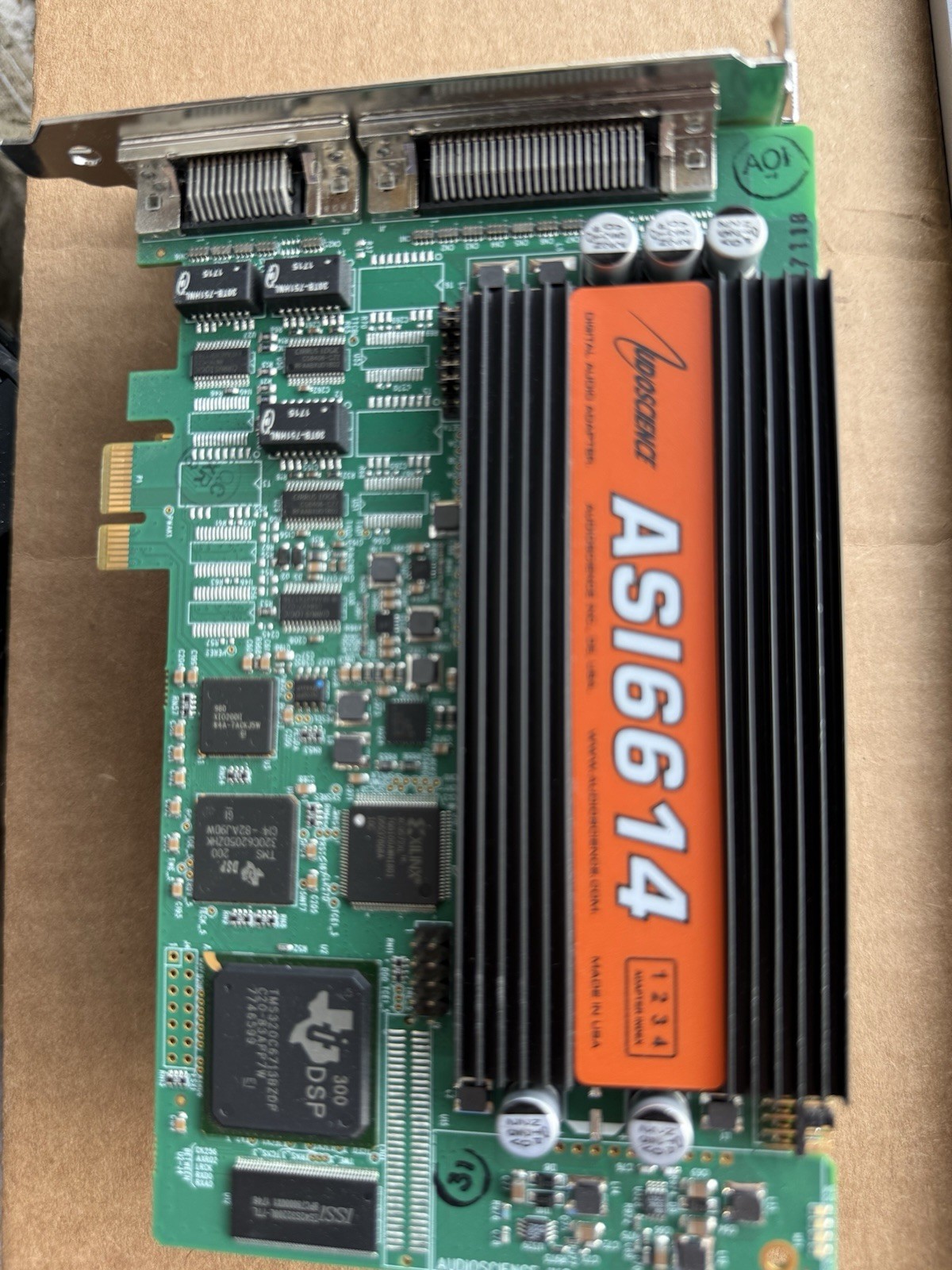 AudioScience ASI6614 Broadcast Multichannel PCIe AES Digital - CARD ONLY -