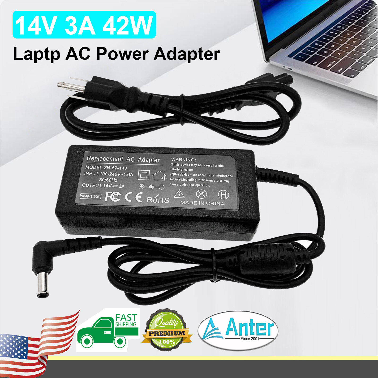 For Samsung S24D300HL S24D360HL S24D390HL LED Monitor AC Adapter Power Supply