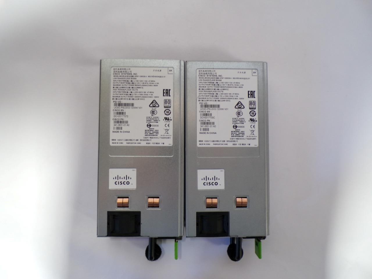 *Lot of 2* Cisco UCSC-PSU2V2-1200W 1200W V2 AC Power Supply (J747)