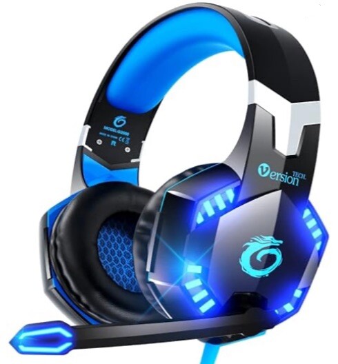 New Sealed Kotion Each Pro Gaming Headset - G9000 - Gold Plated 3.5mm 4-pin plug