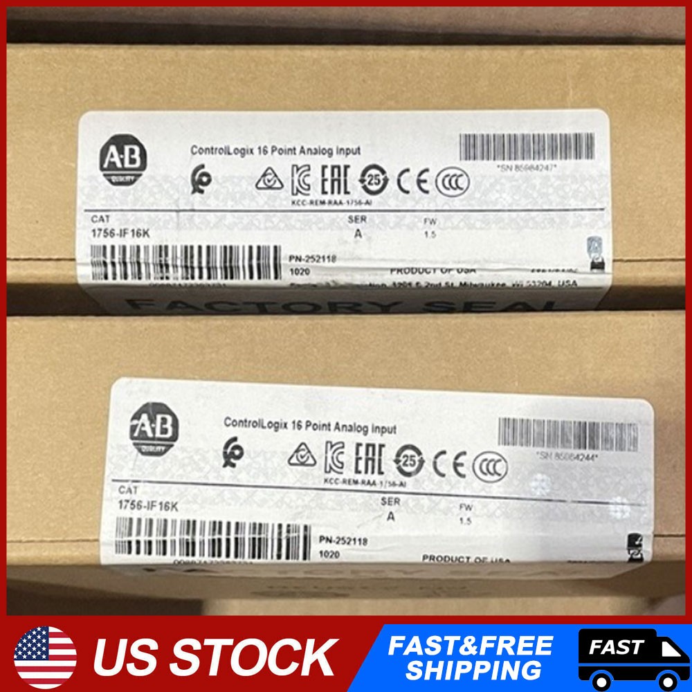 New AB 1756-IF16K SER A  New in Box New Factory Sealed AB 1756IF16K