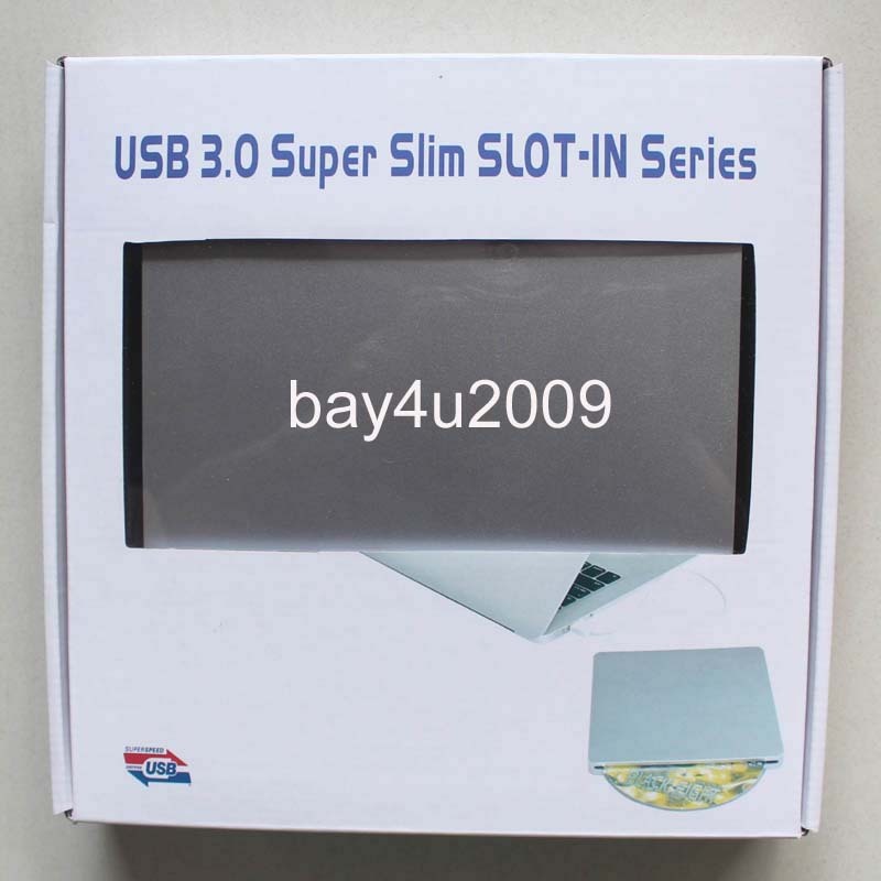 USB 3.0 External SONY BD-5850H 5841H 6X Slot-in Blu-ray BD-R Burner for PC / Mac