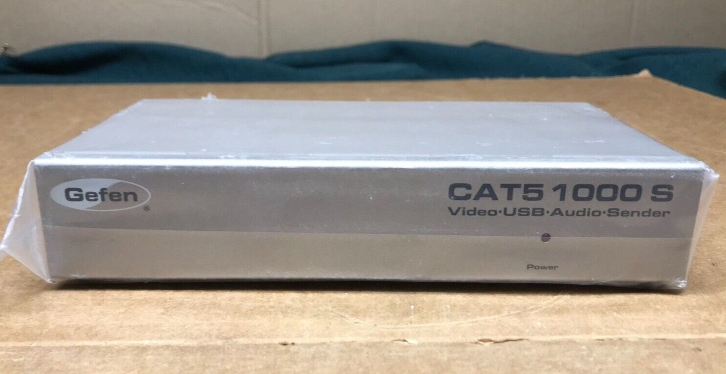 Gefen CAT5 • 1000S Extender For VGA, USB, Audio 1920 x 1200 @ 75 Hz - NEW