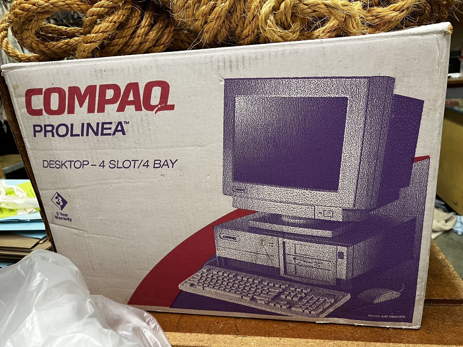 COMPAQ PROLINEA 5133 Model 1200 Box Only no foam