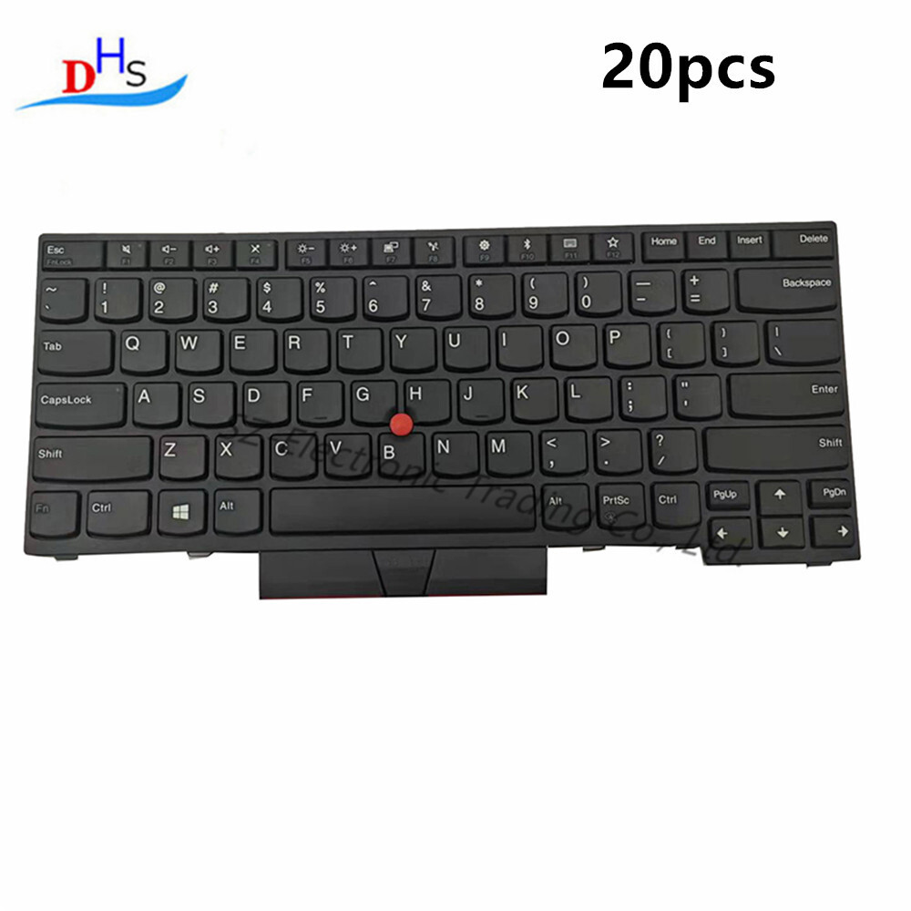 x20pcs For Thinkpad T490 T490 E495 T495 L490  US NO/Backlit Keyboard 01YP240 