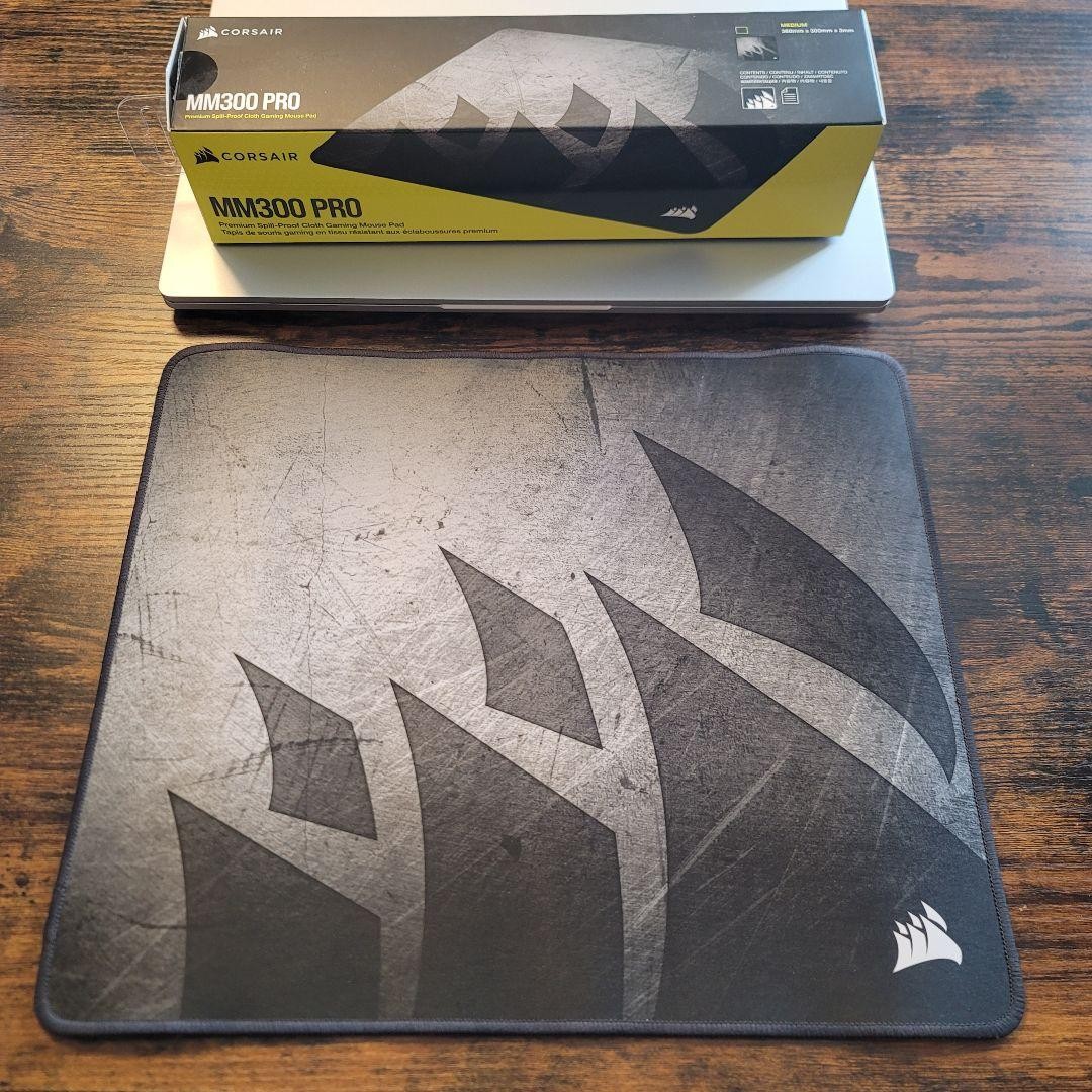 Corsair MM300 PRO Mousepad 360x300x3mm Black Gray White Unused