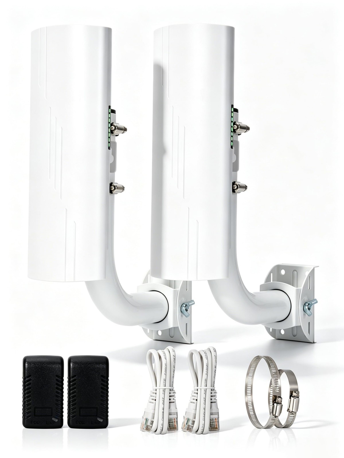 Wireless Outdoor Point to Point Bridge, 5KM Long Range 5.8GHz WiFi Bridge Ext...
