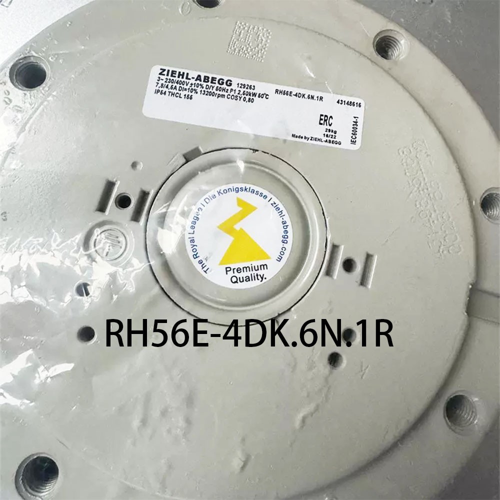 New sealed RH56E-4DK.6N.1R Air-conditioner Fan 230/400VAC Ziehl-abegg radiator