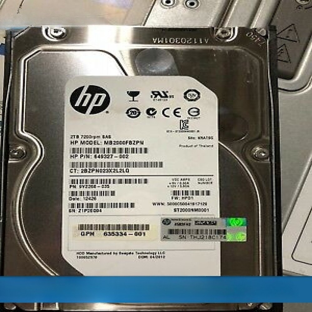 AW590A 602119-001-HP M6612 2TB 6G SAS 7.2K 3.5 HDD