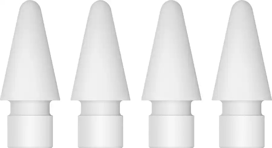 Genuine Apple Pencil Tips - 4 Pack - White - MX763AM/A - in Retail Box VG
