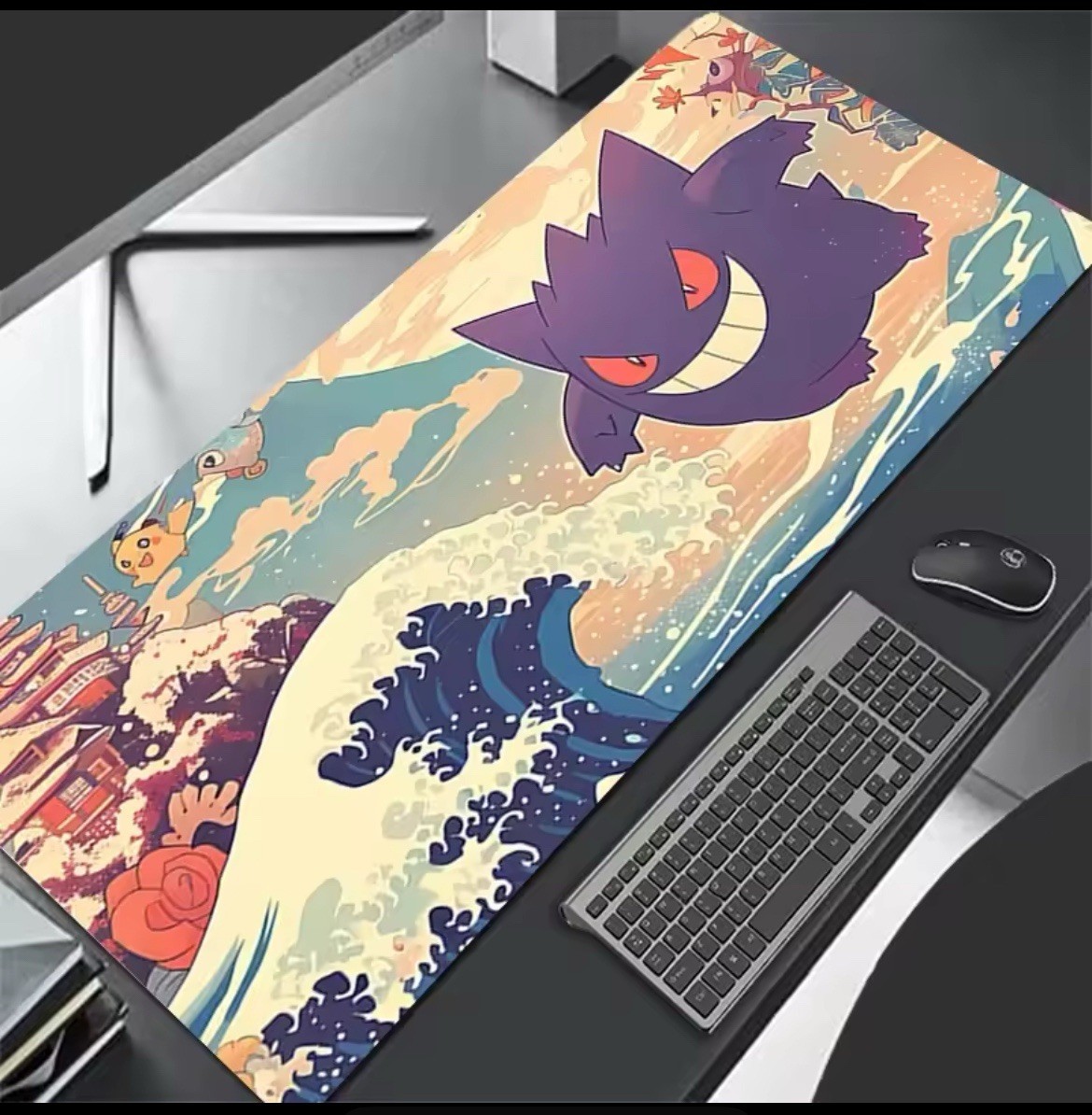 P-Pokemon-Gengar Grande Mousepad Large Gaming Mouse Pad