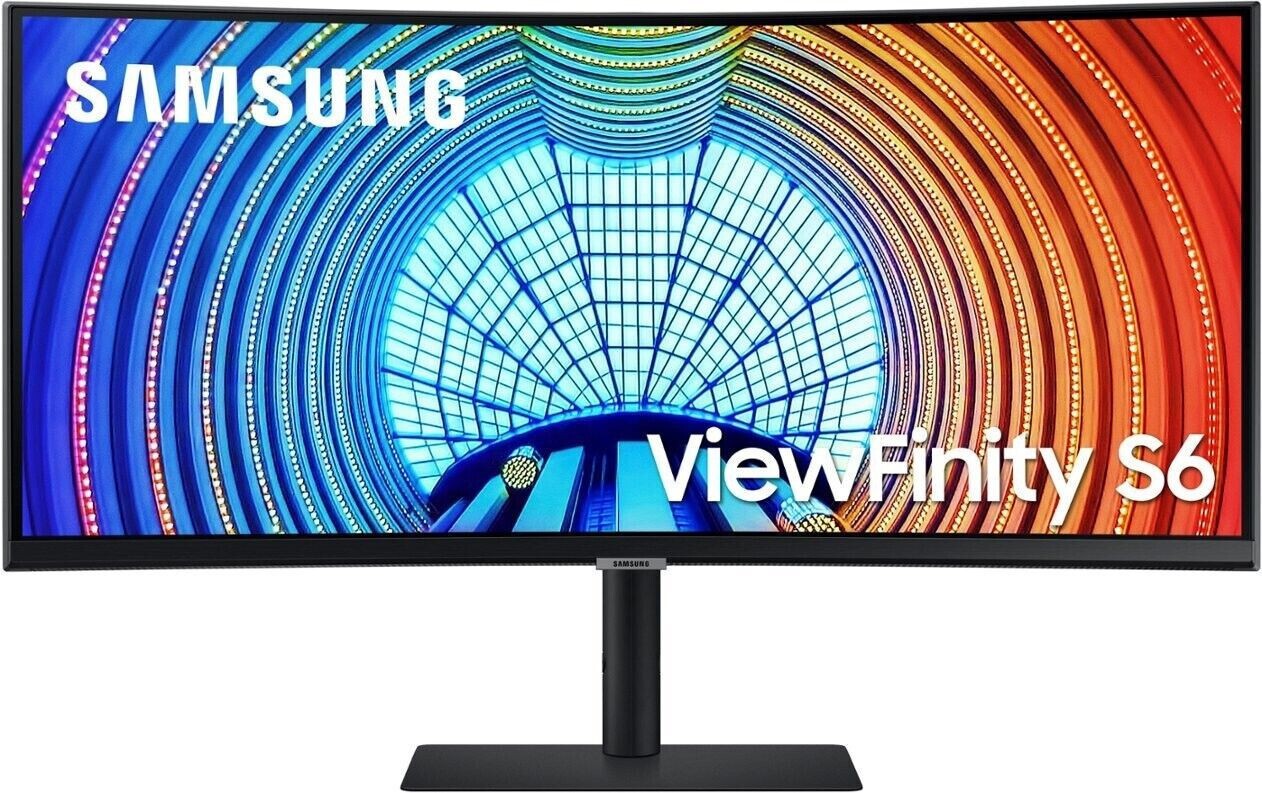 Samsung S6 View Finity S34C650VAN 34" Ultra Wide WQHD Curved Monitor