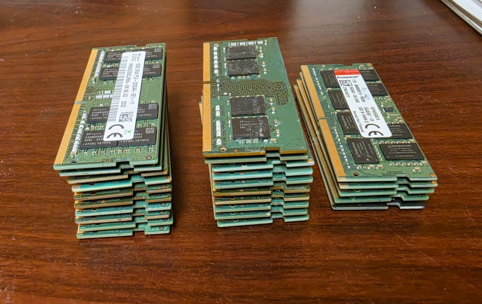 Lot of 5 16GB 2Rx8 PC4 2666v|3200AA|2400T Mixed Brands (Tested)