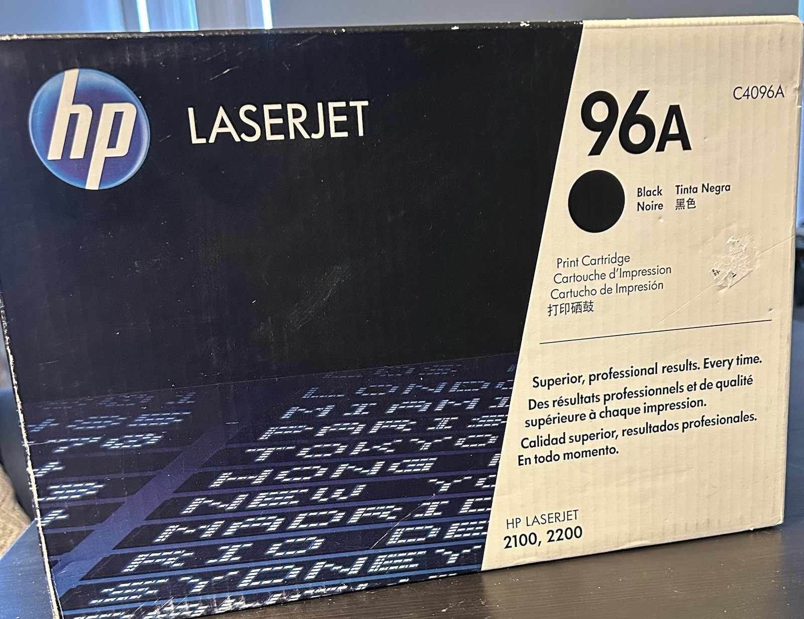HP 96A Black Standard Yield Toner Cartridge (C4096A)