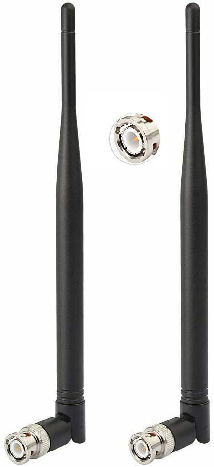 Wireless Microphone Receiver Antenna UHF 400MHz-960MHz BNC Male Antenna 2-Pack