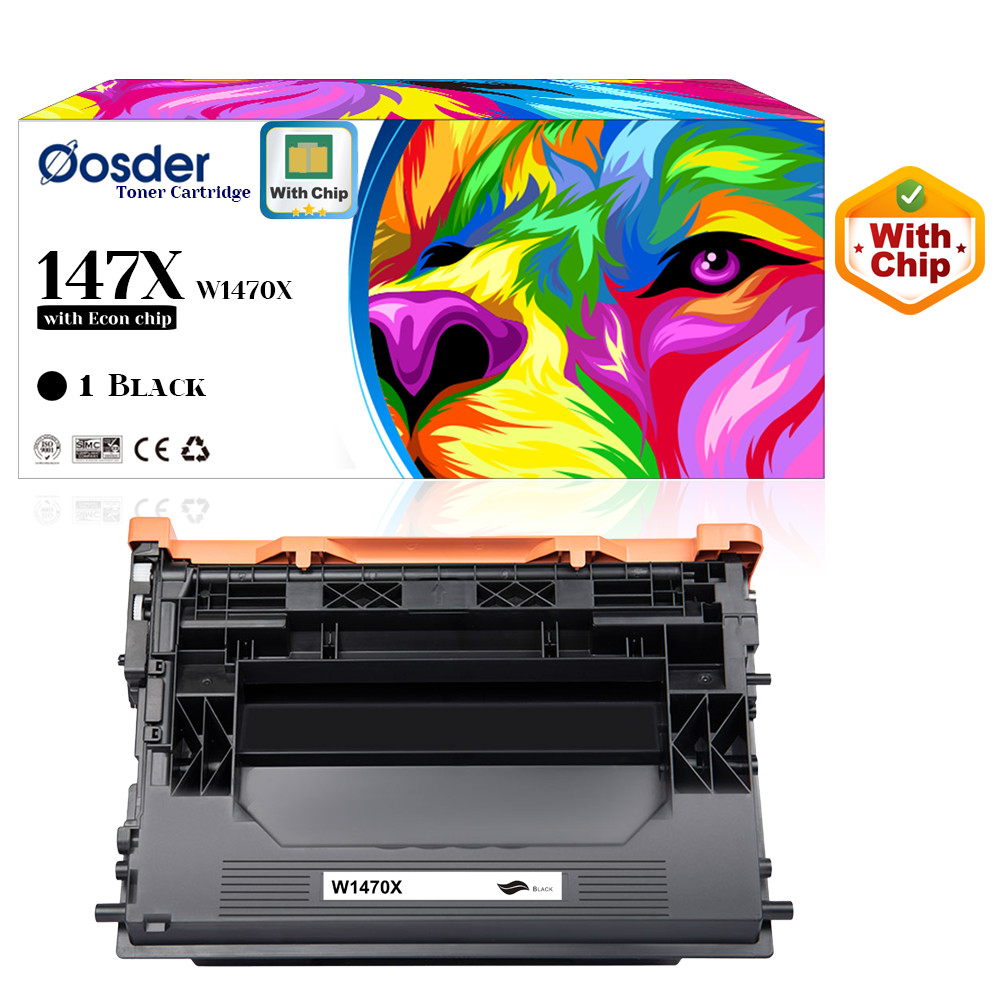 147X Black Toner(Econ Chip),for HP M610n/M611x/M612x MFP M634h/M635h/M636,W1470X