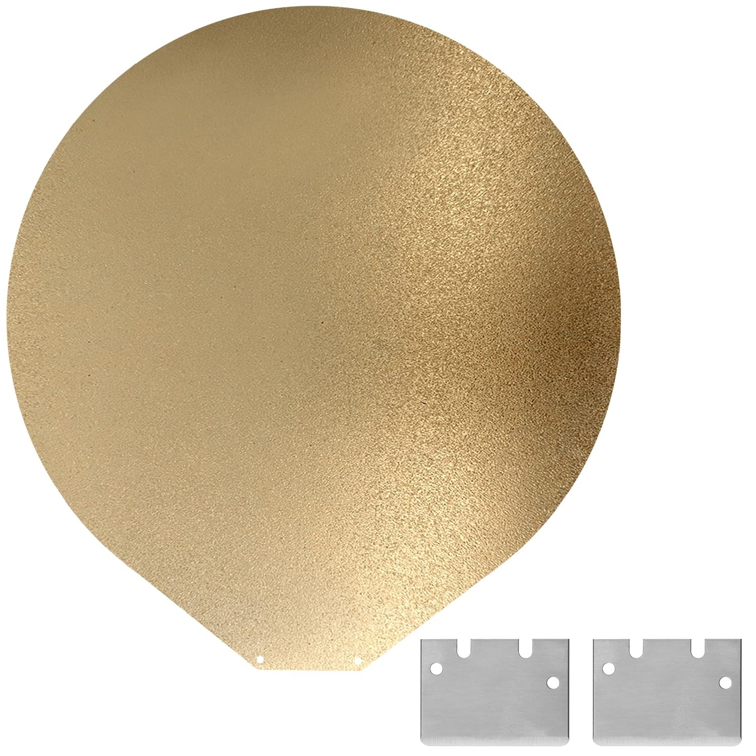Round 270mm Gold PEI Build Plate for Flsun Sr round 270mm, Double Sided