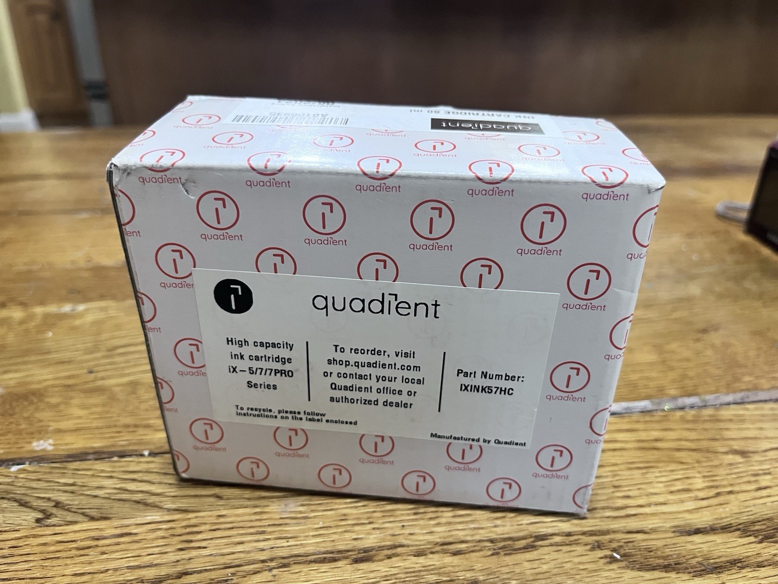 Quadient IXINK57HC High Capacity Ink Cartridge 80ml New-Open Box Exp: 06/2024