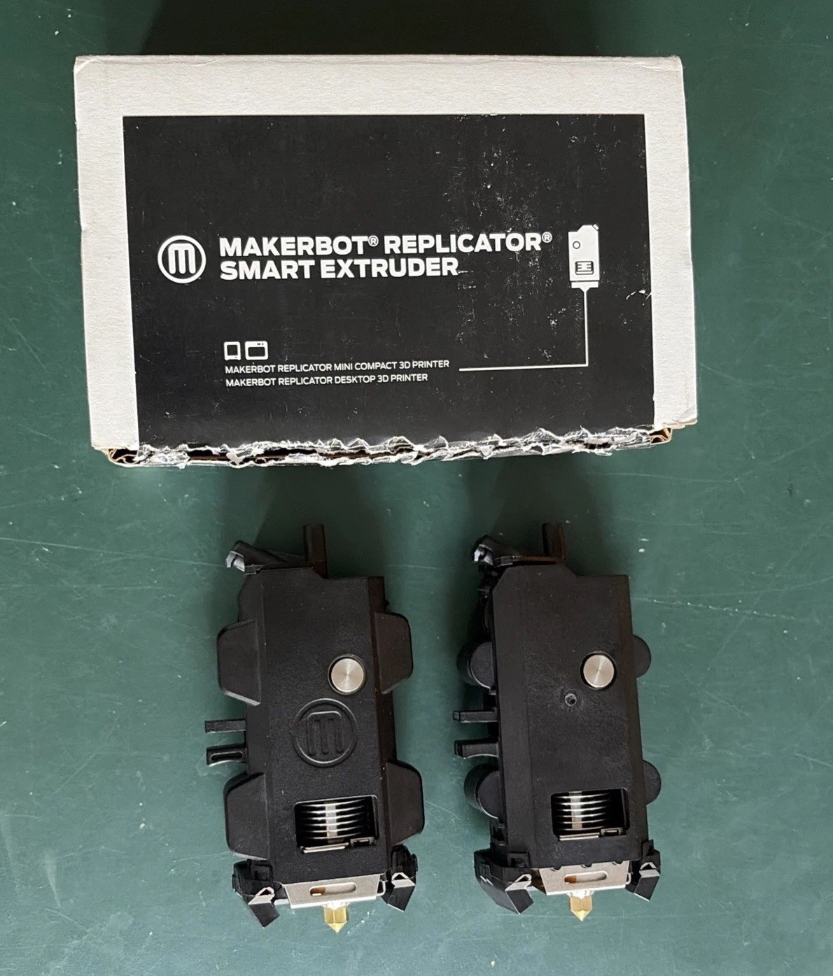2 MakerBot Smart Extruders for 5th Gen Replicator & Mini 3D Printers UNTESTED