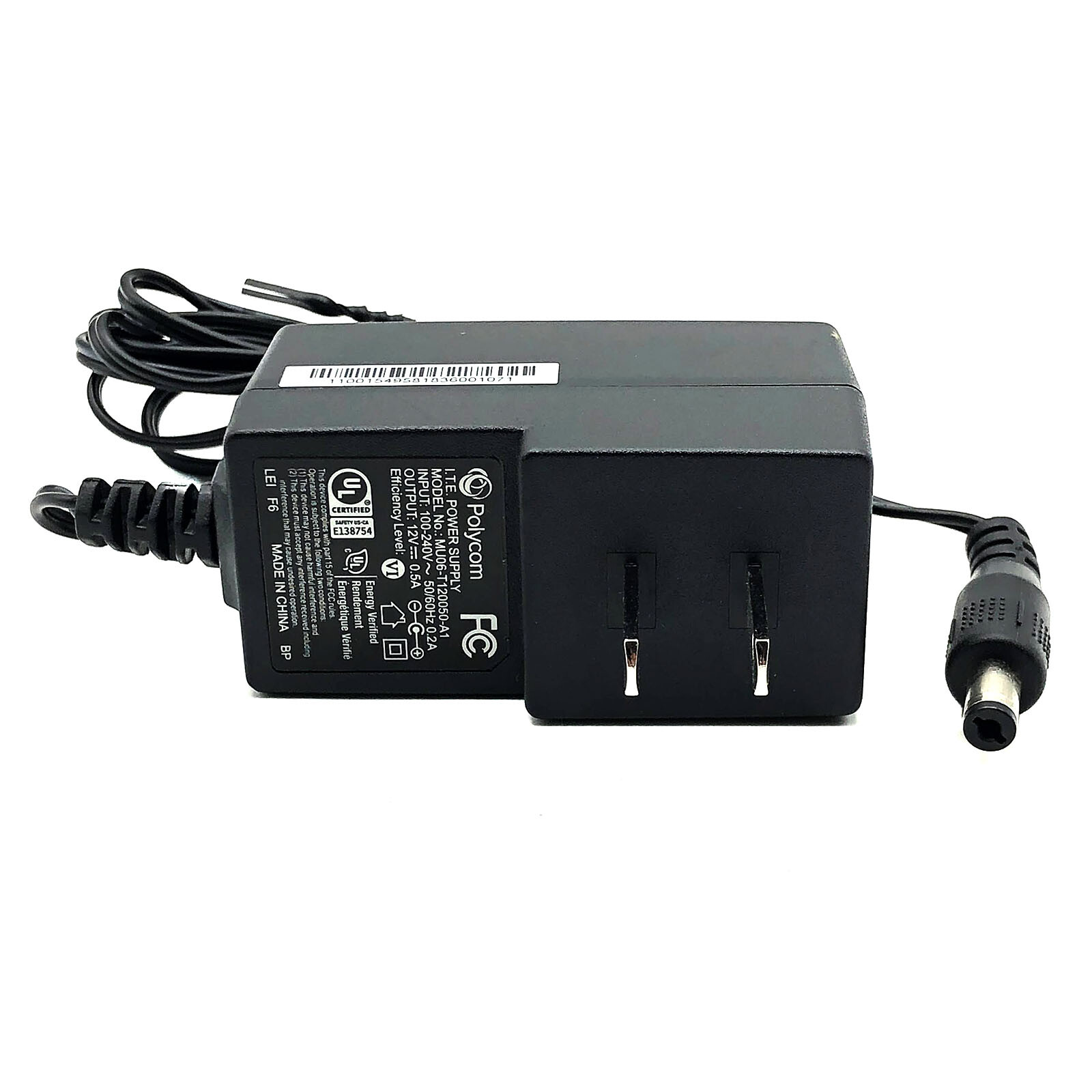 NEW Genuine Polycom MU06-T120050-A1 I.T.E. Power Supply 12V 0.5A