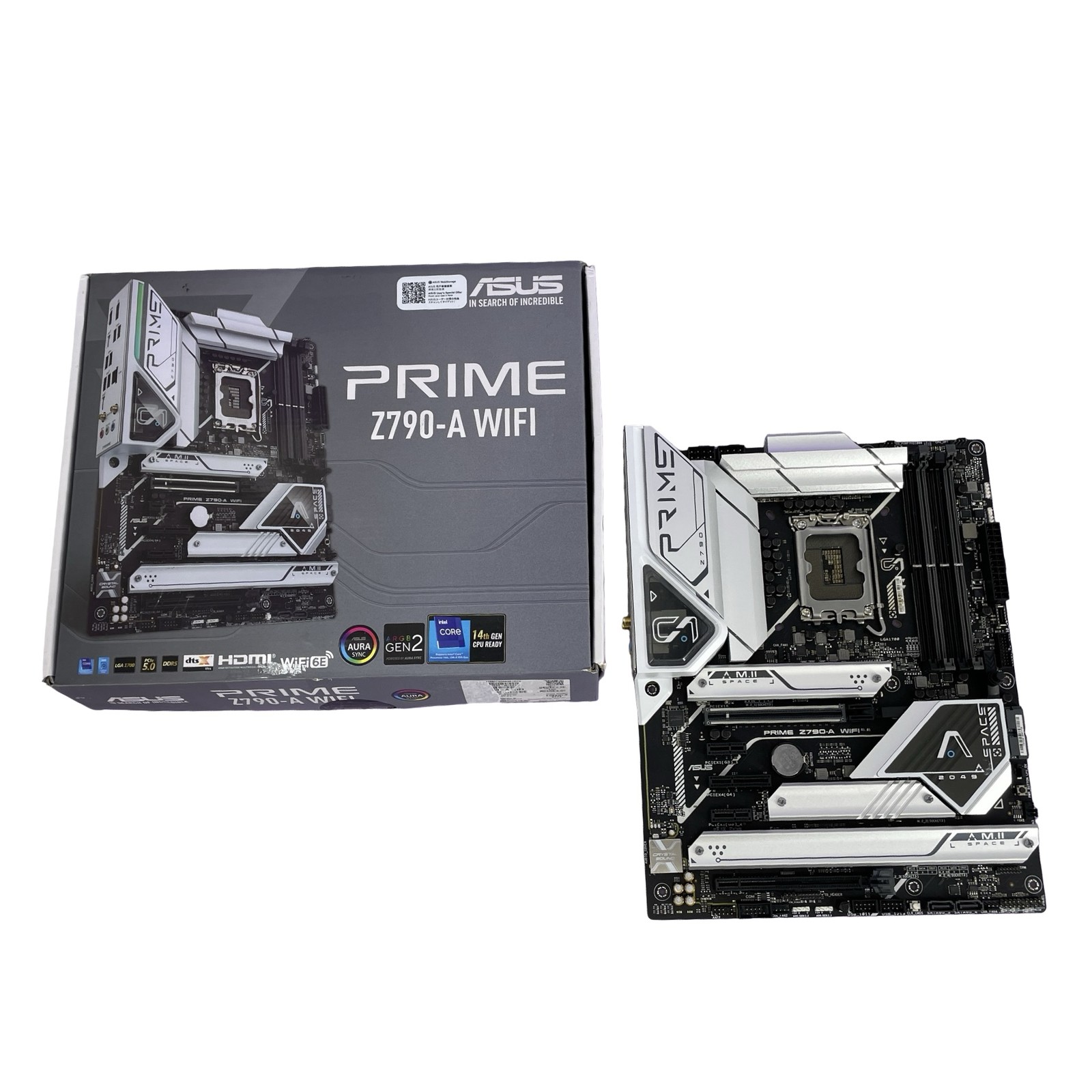 FOR PARTS ASUS Prime Z790-A WiFi 6E LGA 1700 ATX Motherboard #FP9324