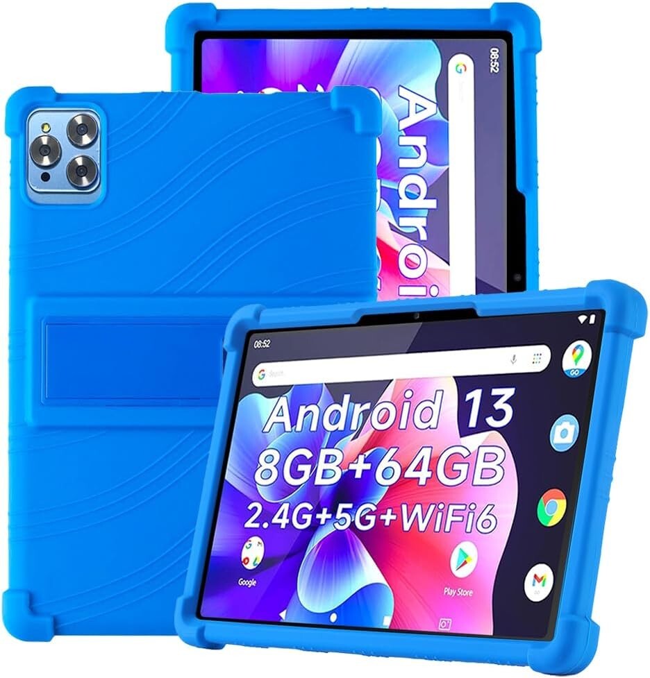 Universal 11 Inch Tablet Case with Multi-Viewing Stand Silicone 11" Tablet Cover