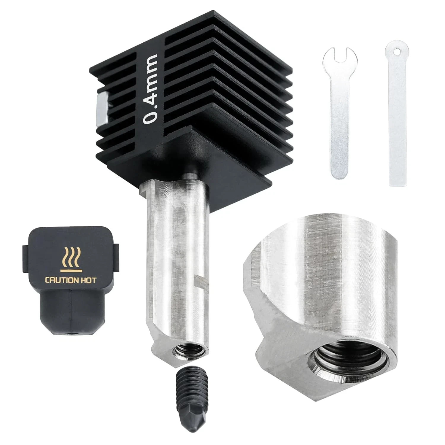 Bambu Lab A1 Mini 0.4mm Hotend with Removable Hardened Steel Nozzle
