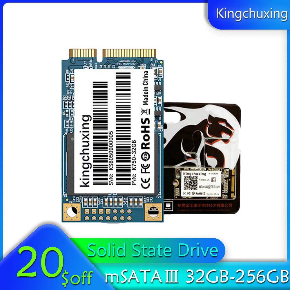 Kingchuxing mSATA Ⅲ Internal Solid State Drive 32GB - 256GB Desktop Laptop SSD