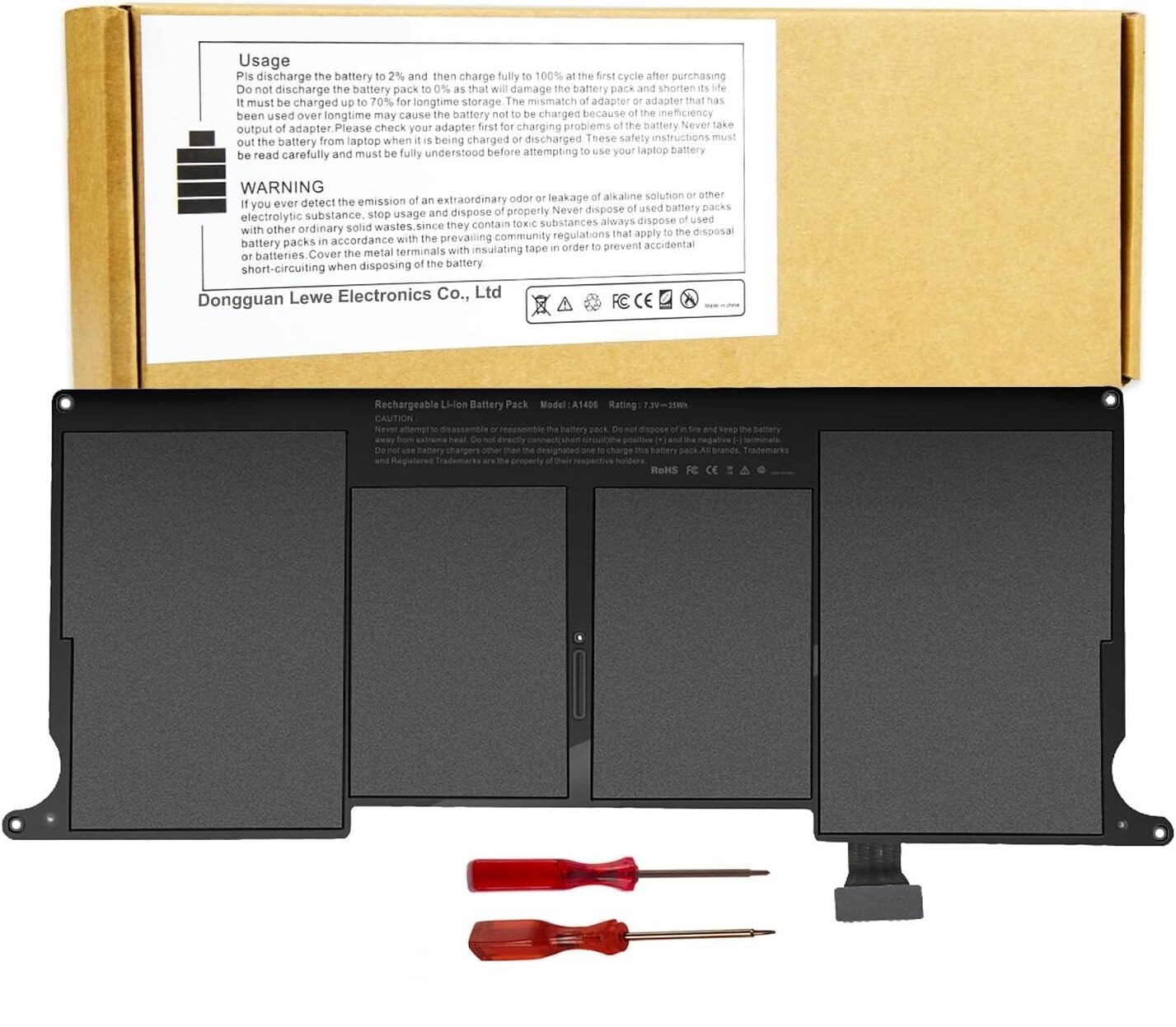 A1406 A1495 Battery For Apple MacBook Air 11" inch A1370 mid 2011 A1465 mid 2013
