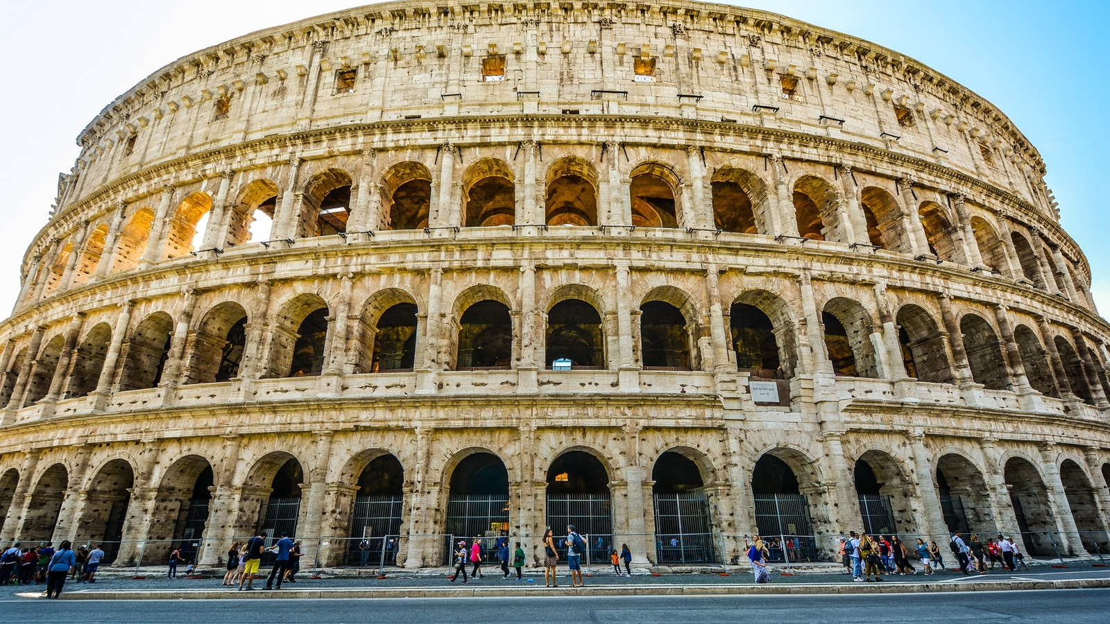 Landscape architecture tourist colosseum rome ancient Custom Gaming Mat Desk