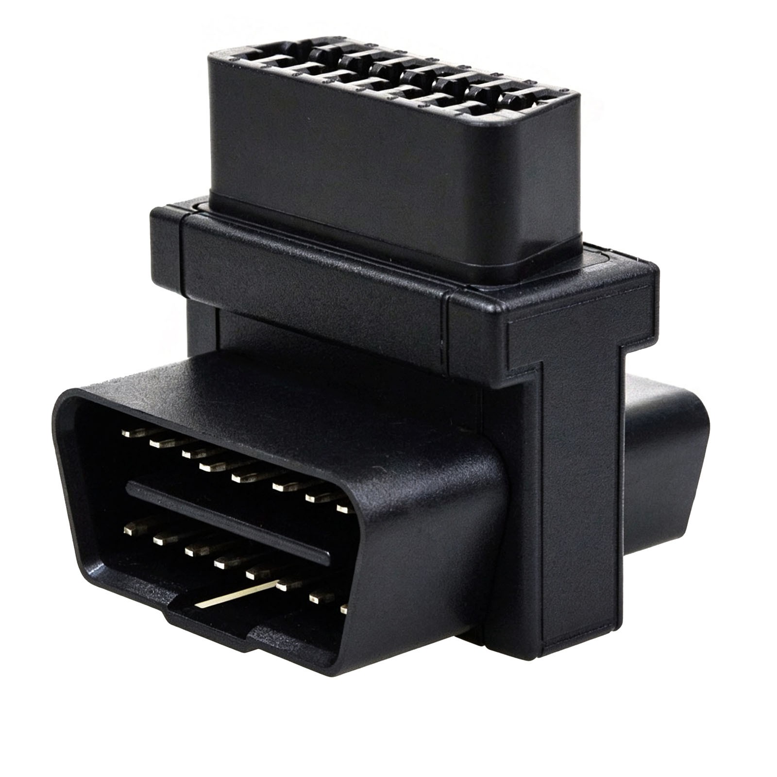 OBD2 Splitter, OBD II Full 16pin Port 1 Male to 2 Female Extension Type B