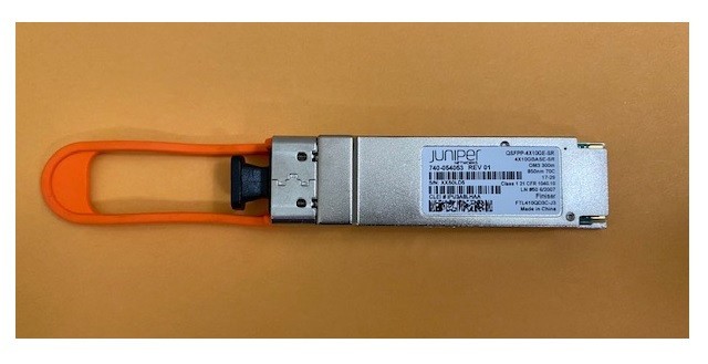 Juniper JNP-QSFP-4X10GE-SR QSFPP-4X10GE-SR 740-054053 4x10GBASE-SR MPO MMF