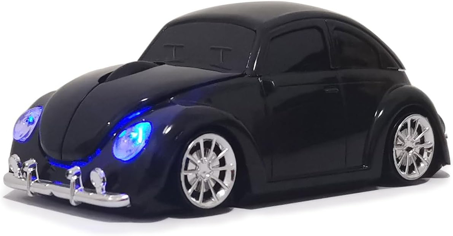 Car Mouse for Computer, Cool and Cute Car-Shaped Mouse, Wireless 2.4Ghz Optical