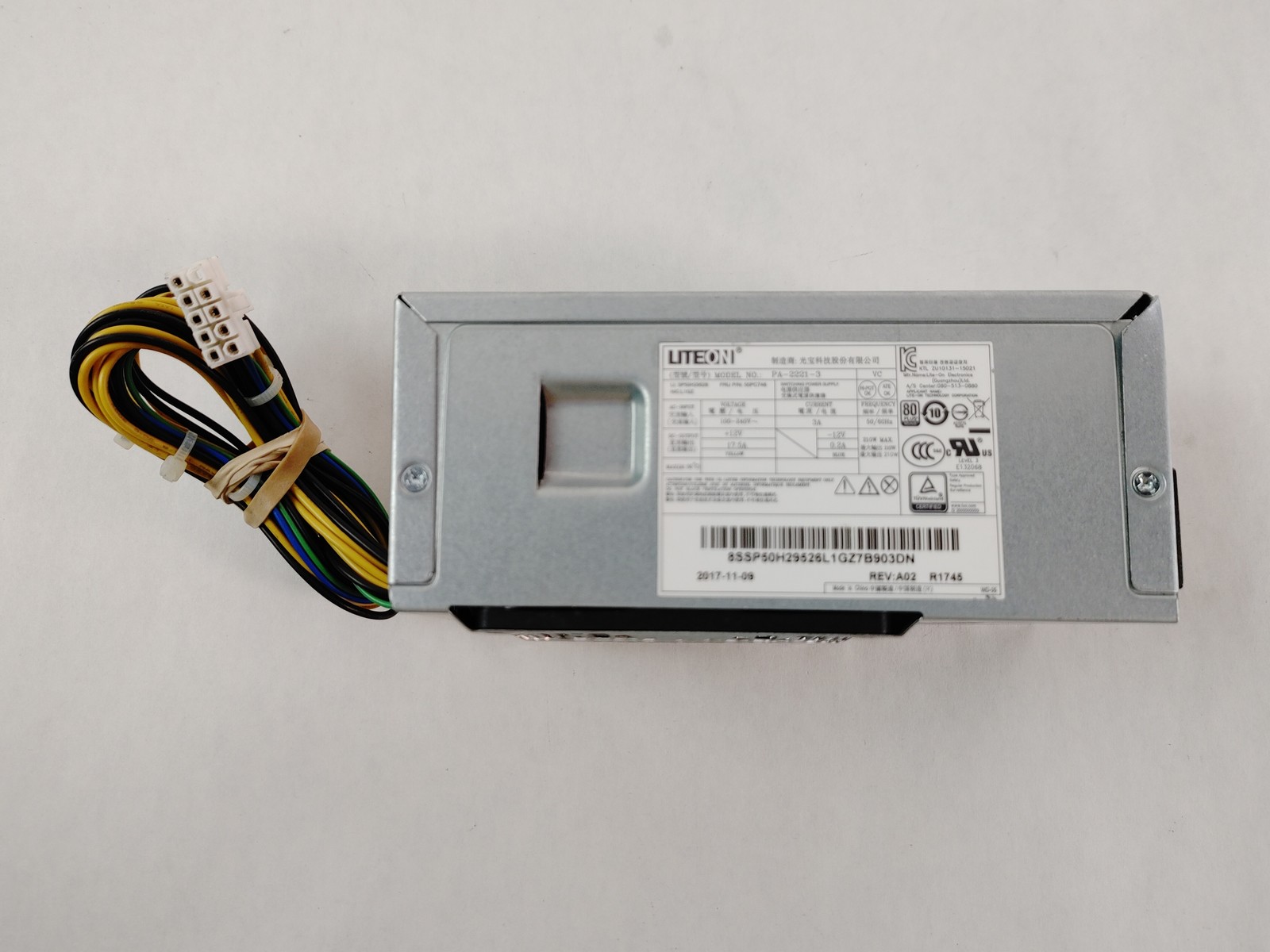 Lot of 10 LiteOn PA-2221-3 210W 10 Pin Power Supply for ThinkCentre M800 / M900