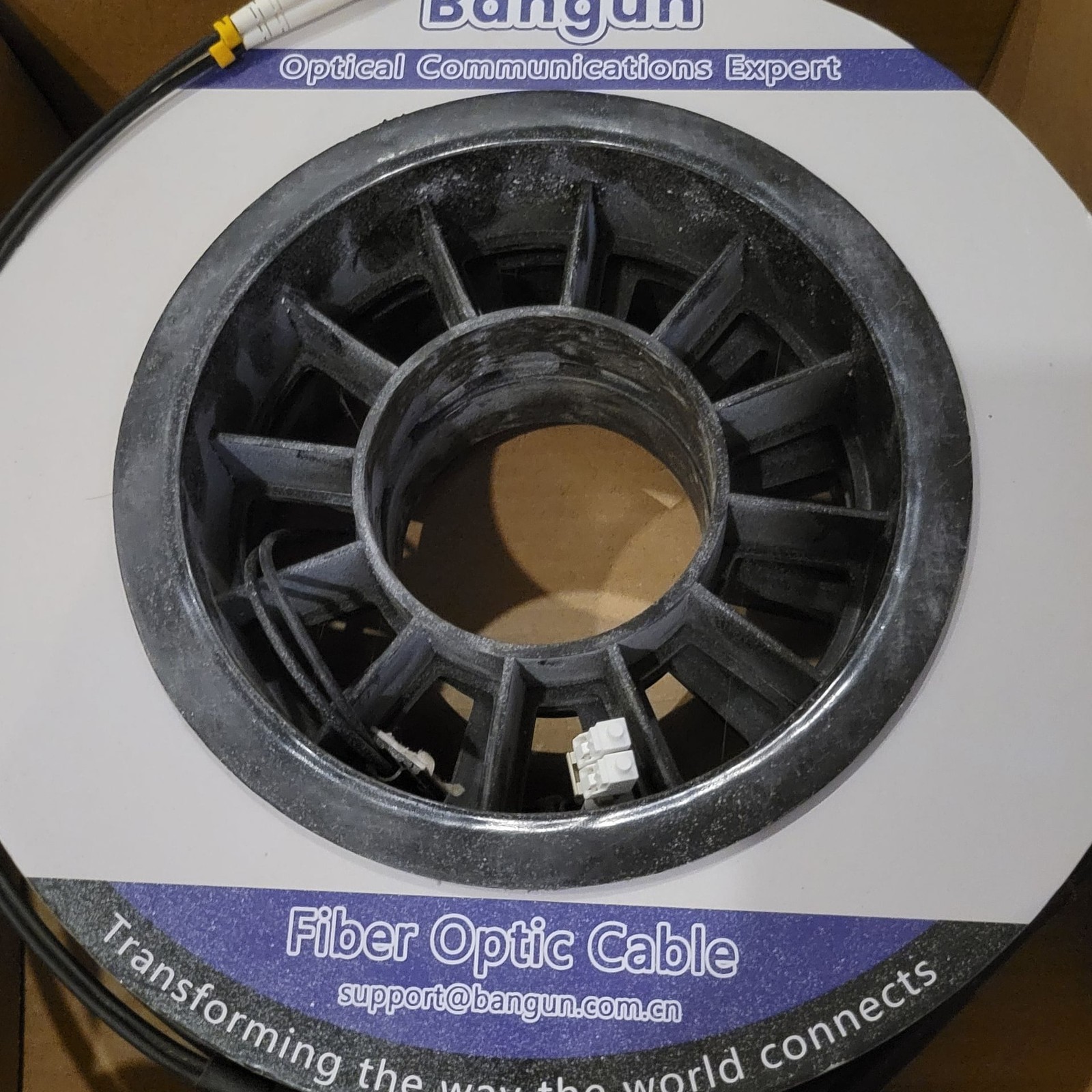 Bangun 200 Meters Uniboot LC to LC Outdoor Armored Fiber Patch Cable