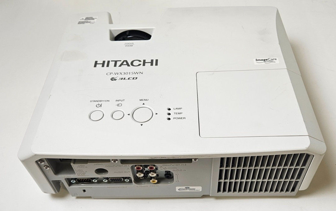 Hitachi Model CP-WX3015WN 3LCD Projector *TESTED WORKING*