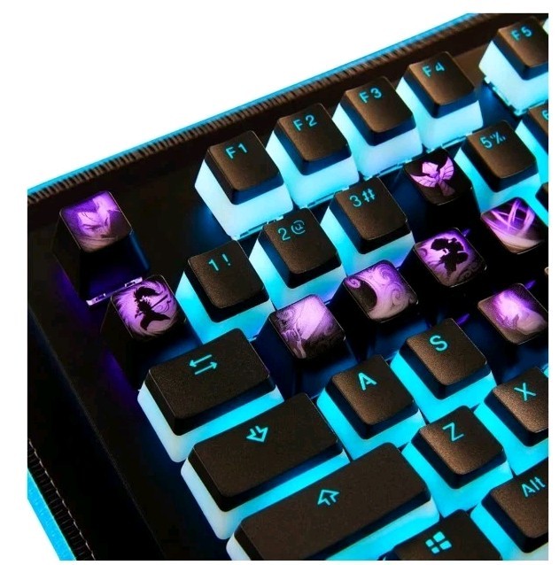 League of Legends Custom Keycaps (Champion Lissandra) - Laser Engraved with Each