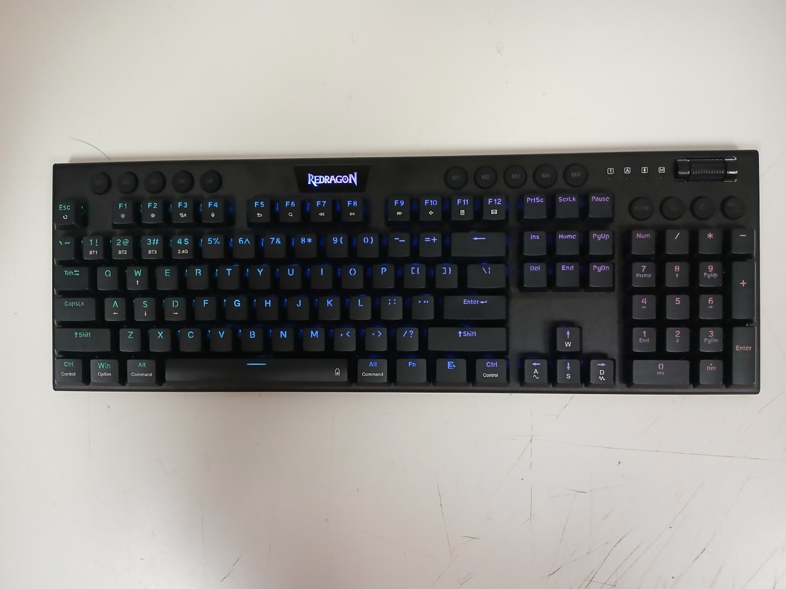 Redragon Horus Pro K618 Tri-Mode RGB Mechanical Keyboard *NO DONGLE*  -  NO BOX