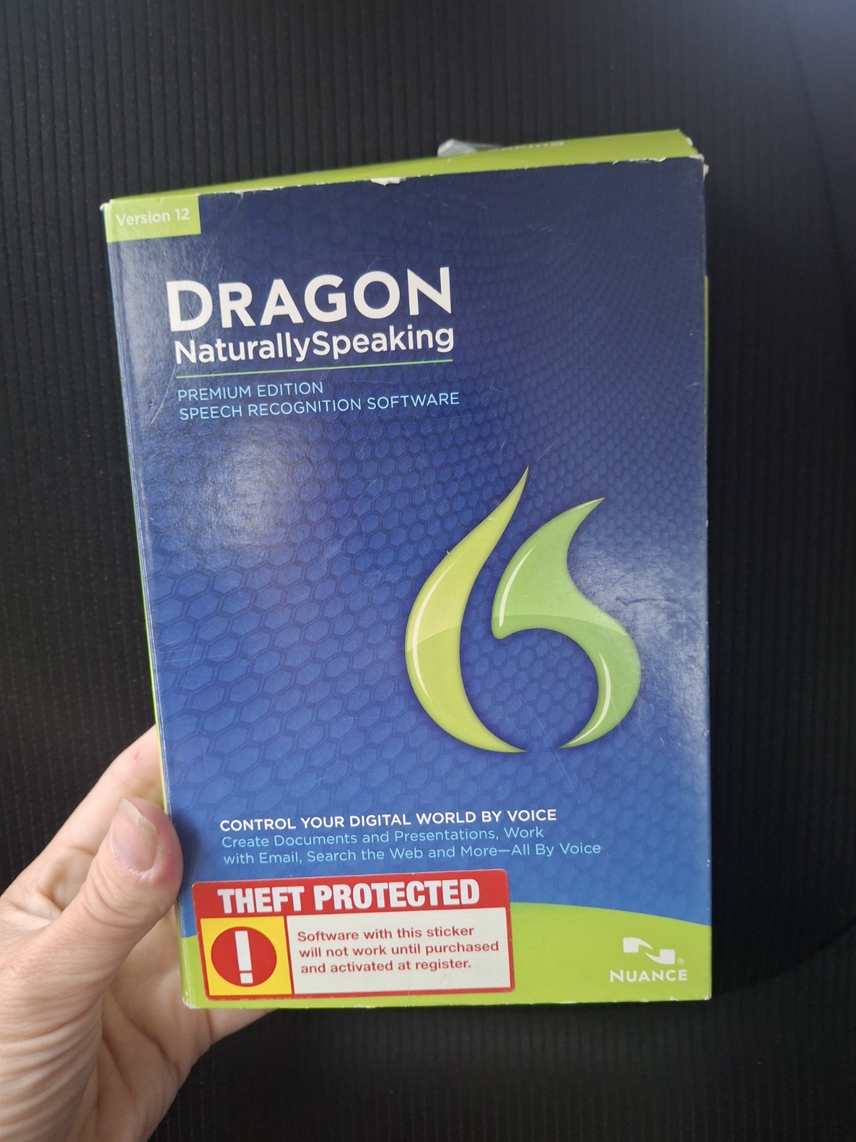 Nuance Dragon NaturallySpeaking Premium Version 12 Windows PC BRAND NEW  CIB