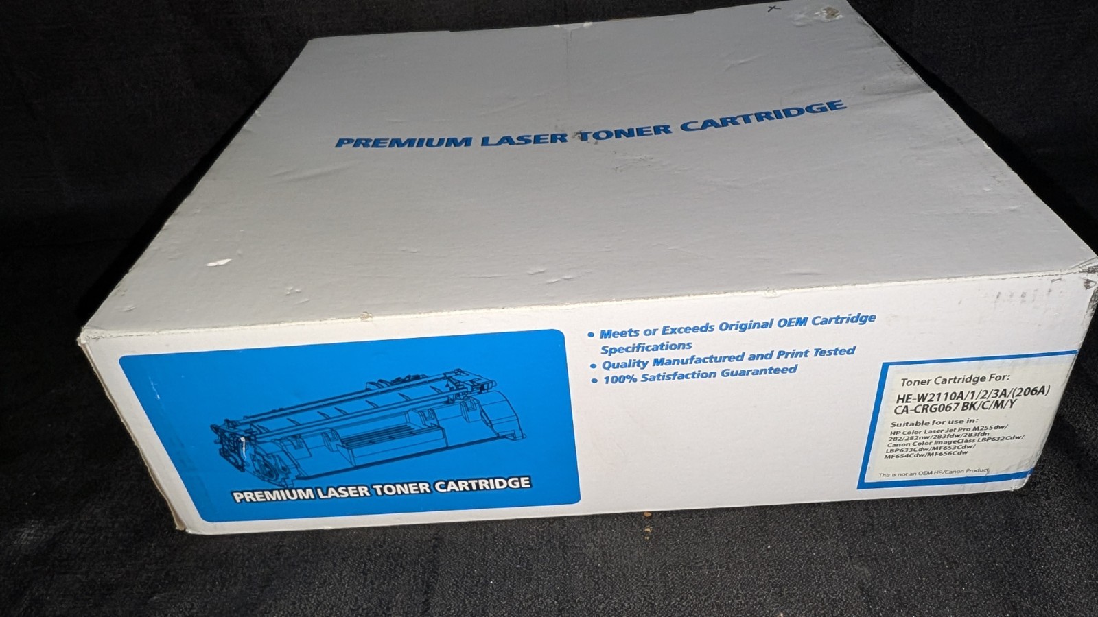 Premium Laser Toner Cartridges Compatible with HP 206A W2110A Canon 067 CYMBK 