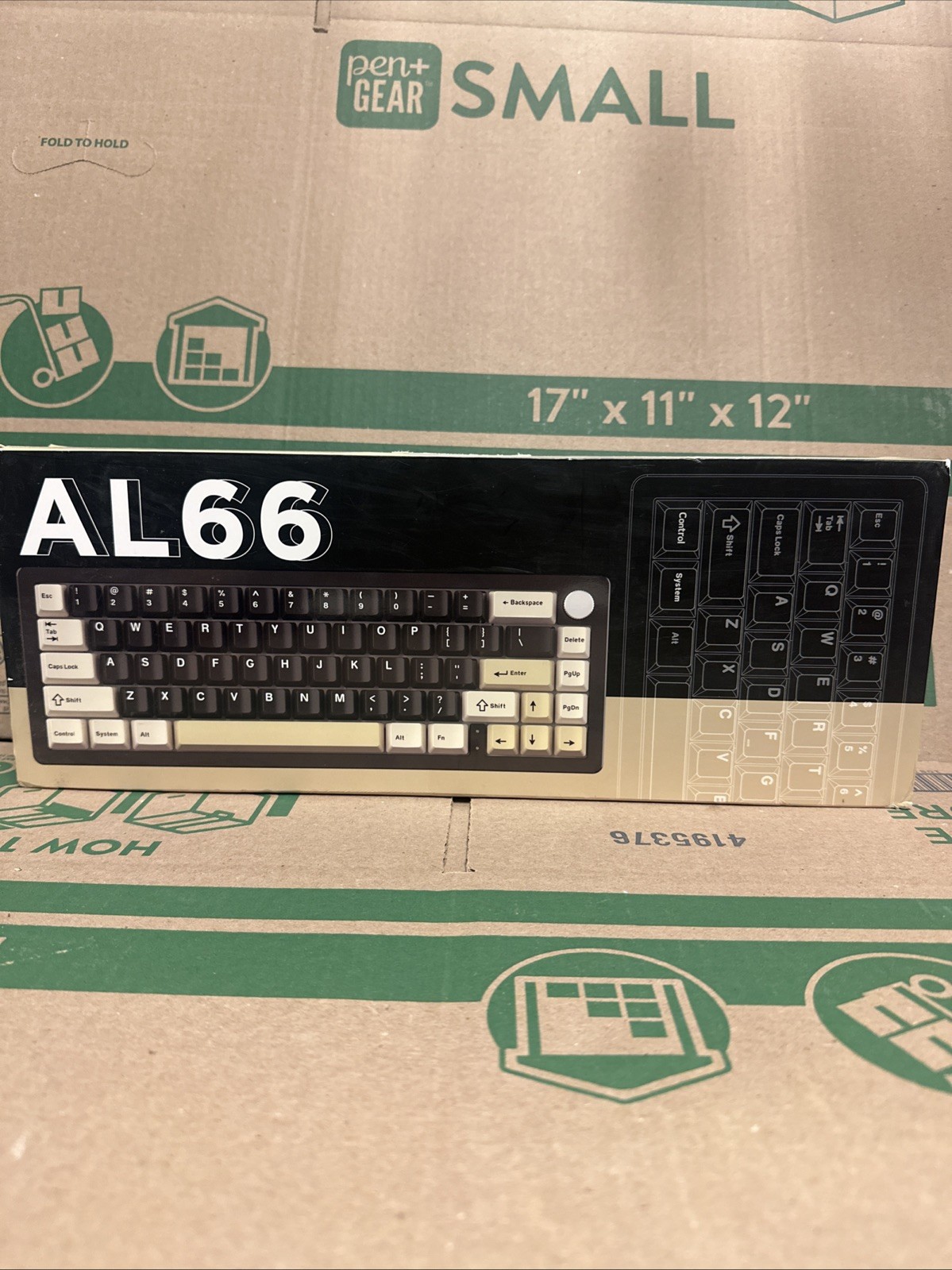 YUNZII AL66 Wireless Mechanical Keyboard,Full Aluminum CNC,65% Knob