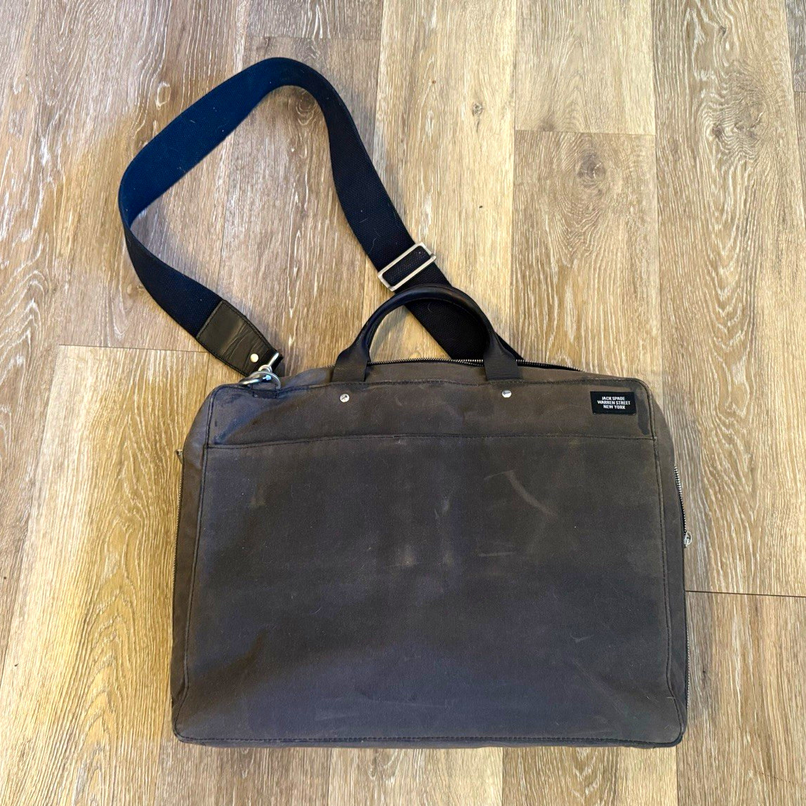 Jack Spade New York Shoulder/Messenger Laptop Bag w/ Adjustable Strap