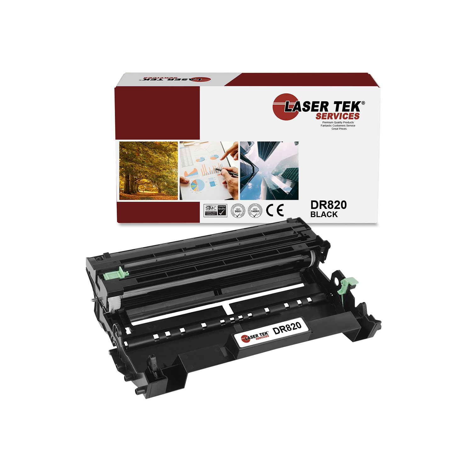 LTS DR-820 Black Compatible for Brother HLL5000D L5100DN Drum Unit