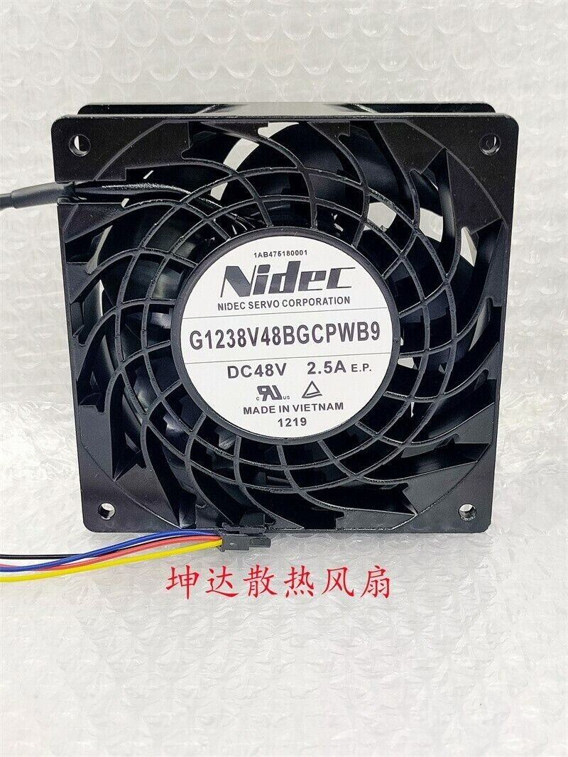 1 PCS NIDEC Fan G1238V48BGCPWB9 DC48V 2.5A 1203