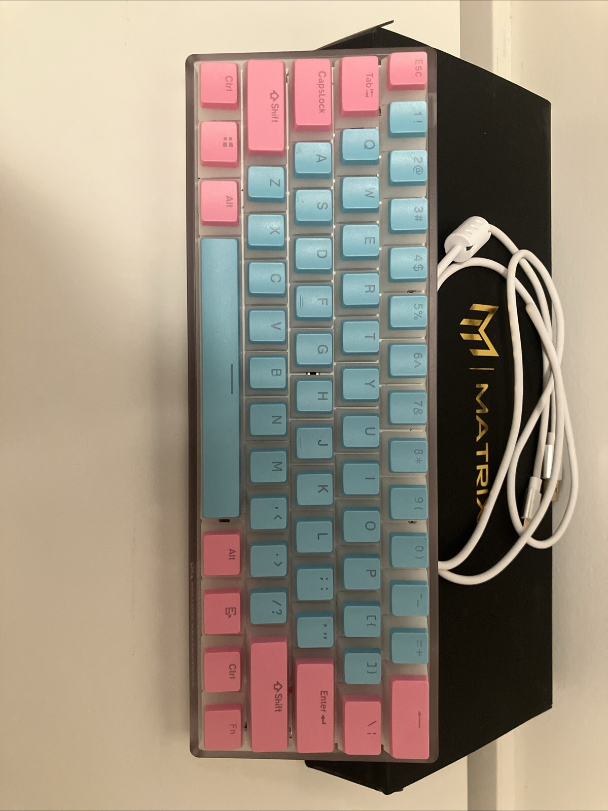 Clix X Matrix Cotton Candy Keyboard Speed Silver Switch’s 