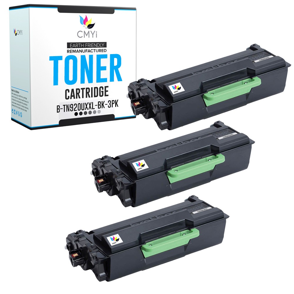 3PK Compatible CMYi TN920UXXL Toner Cartridge fits Brother HL-L6210DWT L6310DW