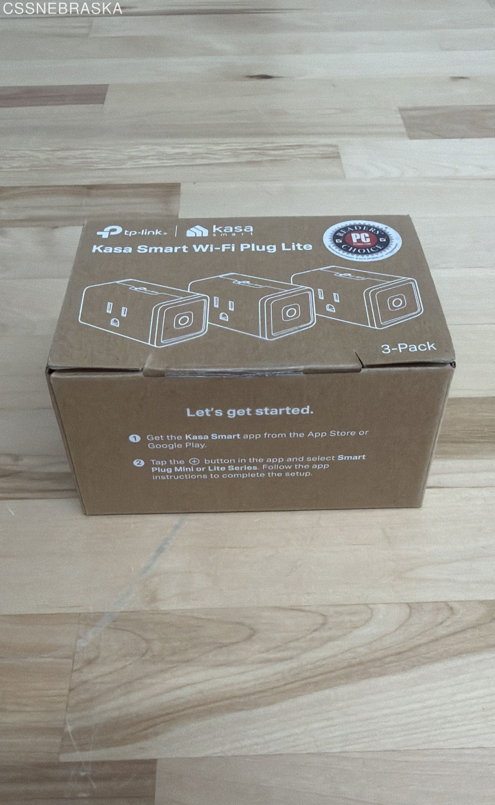 Kasa 3-pack of TP-Link Smart Wi-Fi Plug Lites (model HS103P3).